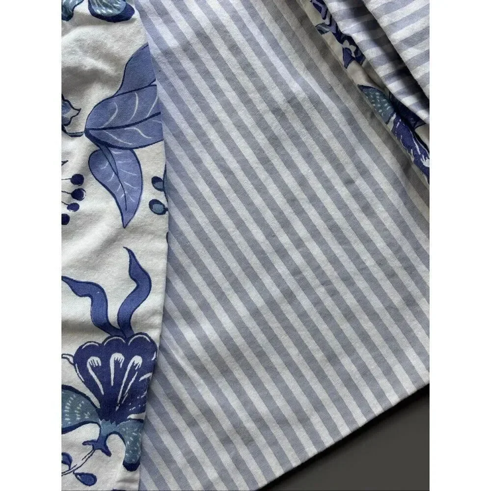 Pottery Barn Marianna Floral Striped STANDARD shams Palampore Medallion